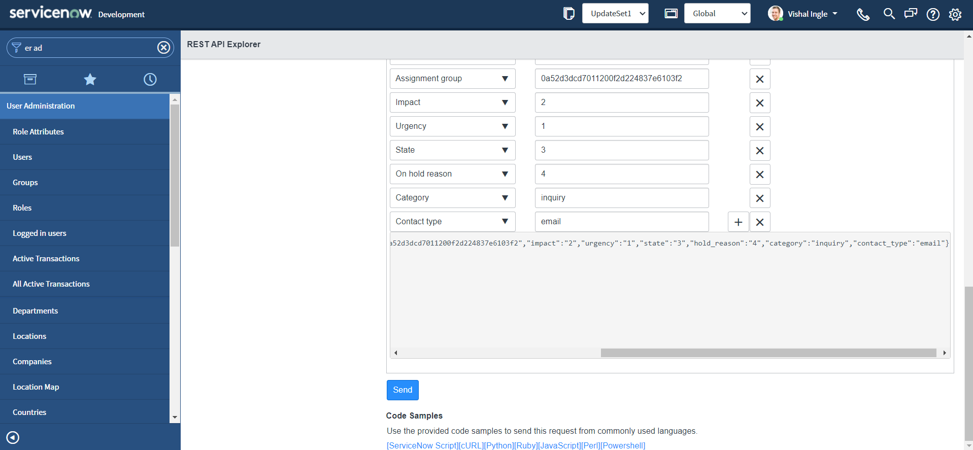 IntegrateNow: Chapter 4 (Implementing Our First In - ServiceNow