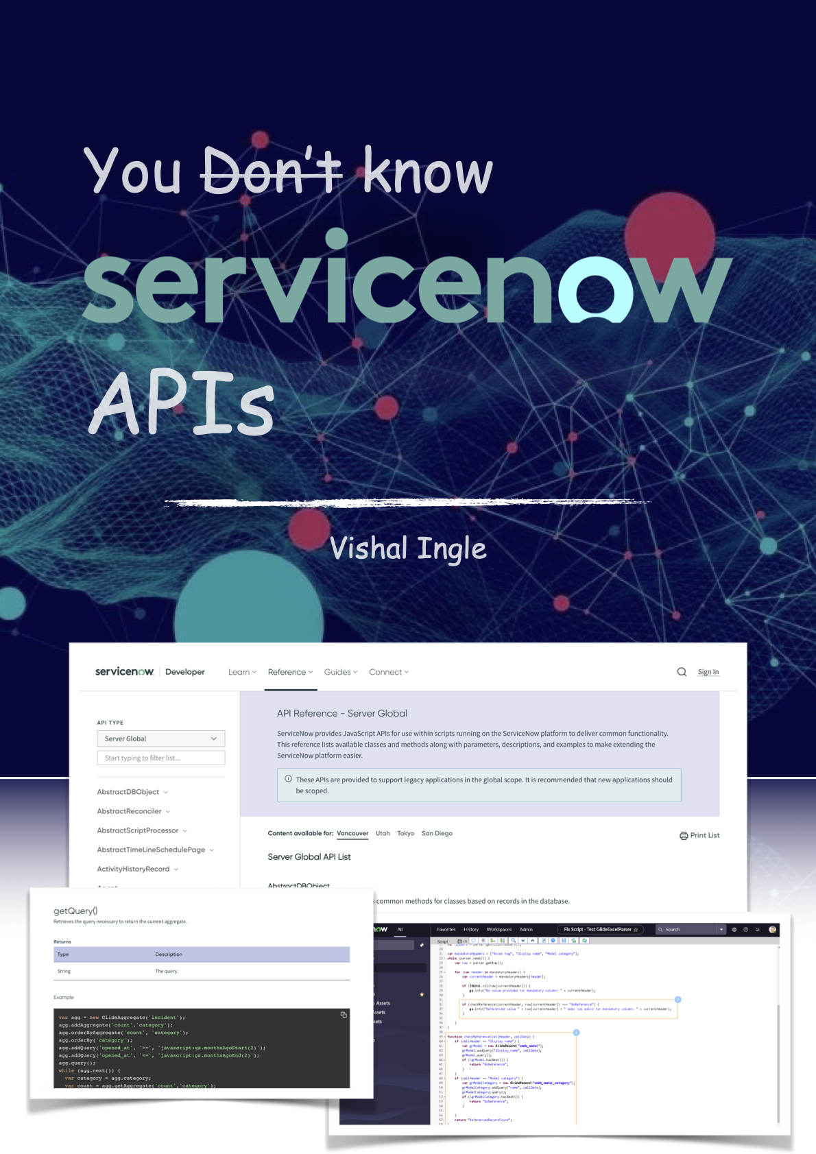 You don't know ServiceNow APIs